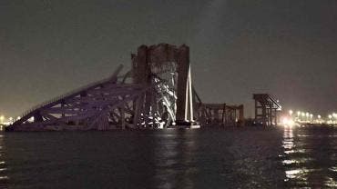 Reduce a 6 las personas buscadas tras el colapso del puente de Baltimore