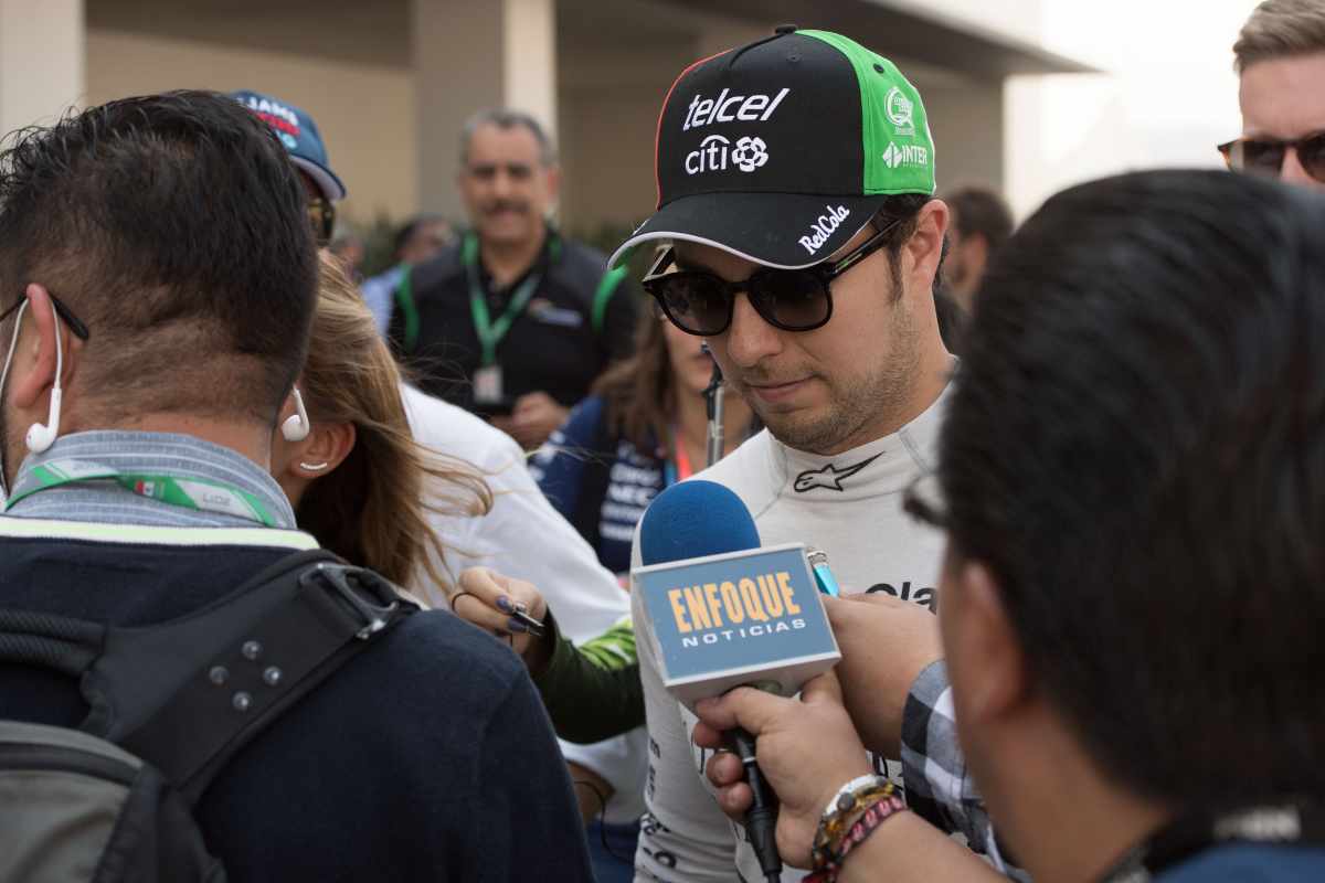Sergio Pérez en el GP de Japón 