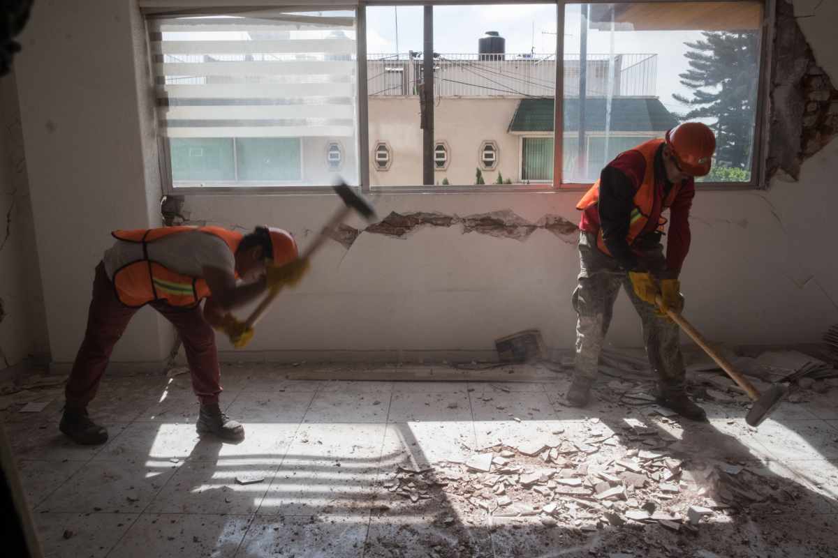 Reconstruidos siete predios
