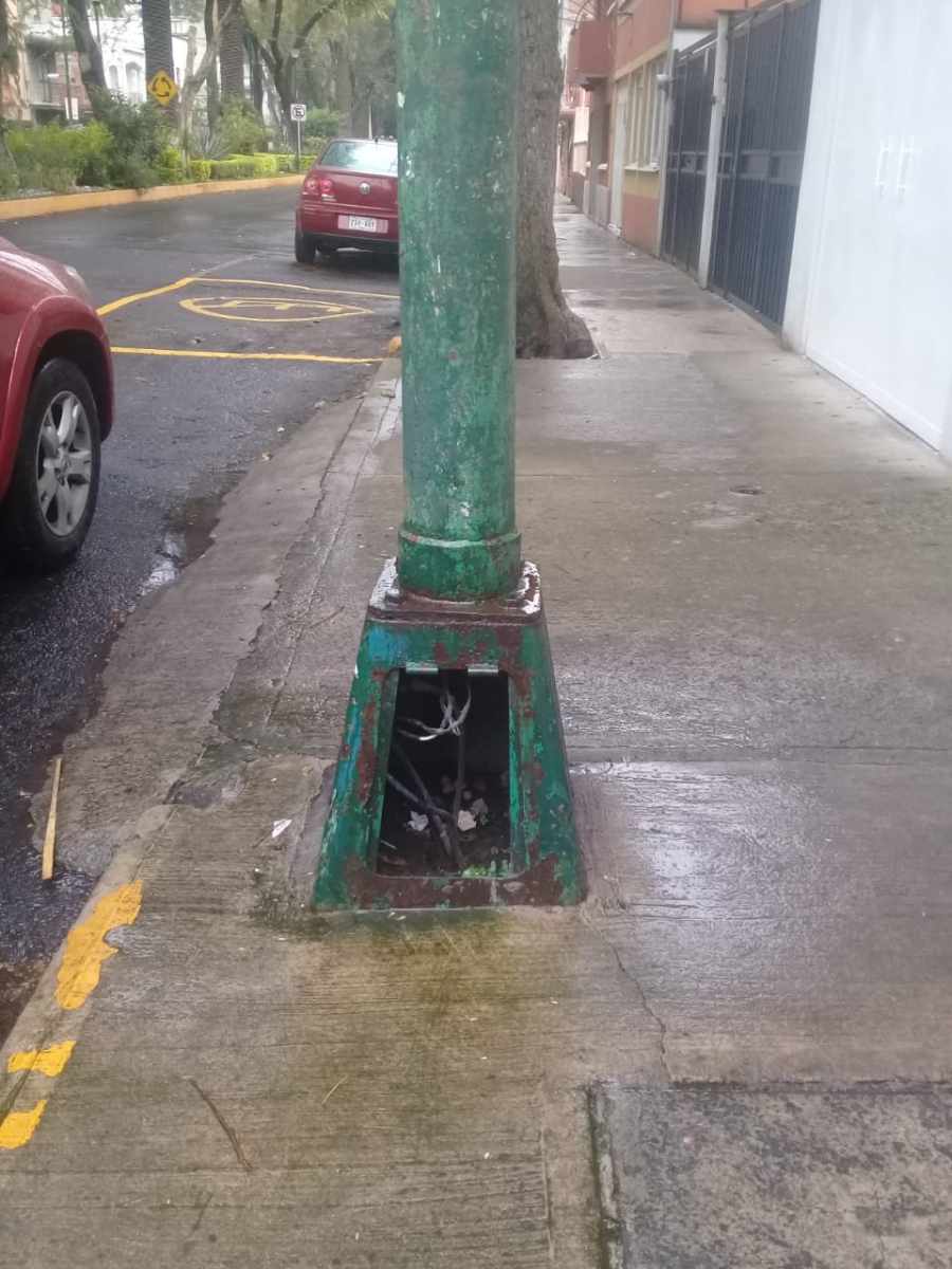 Alumbrado público en la BJ