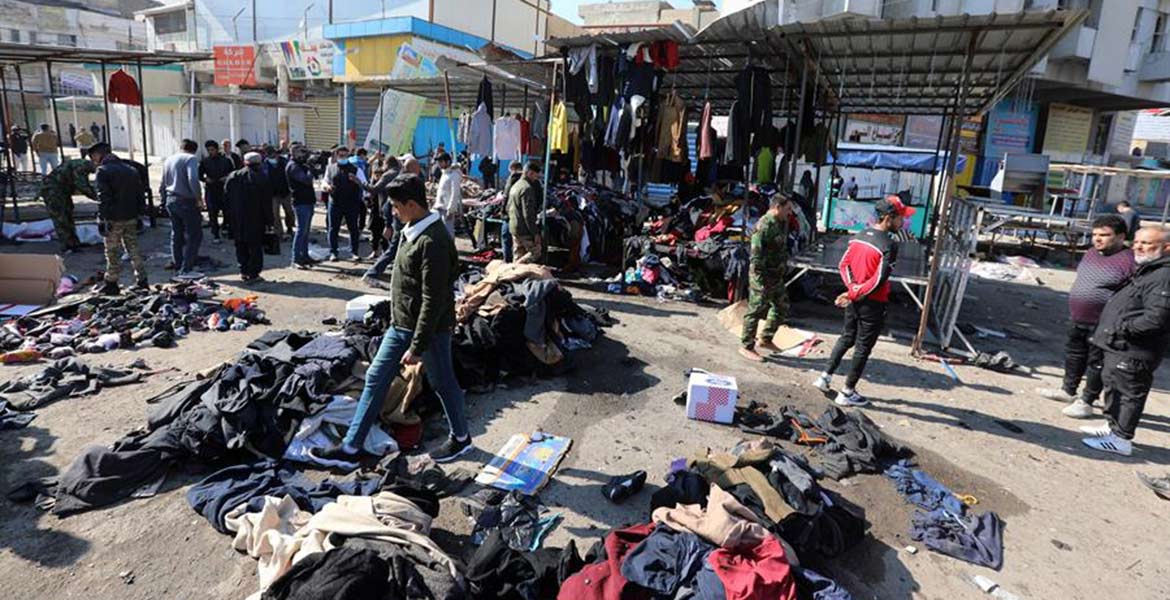 Doble atentado suicida en Bagdad (EFE)