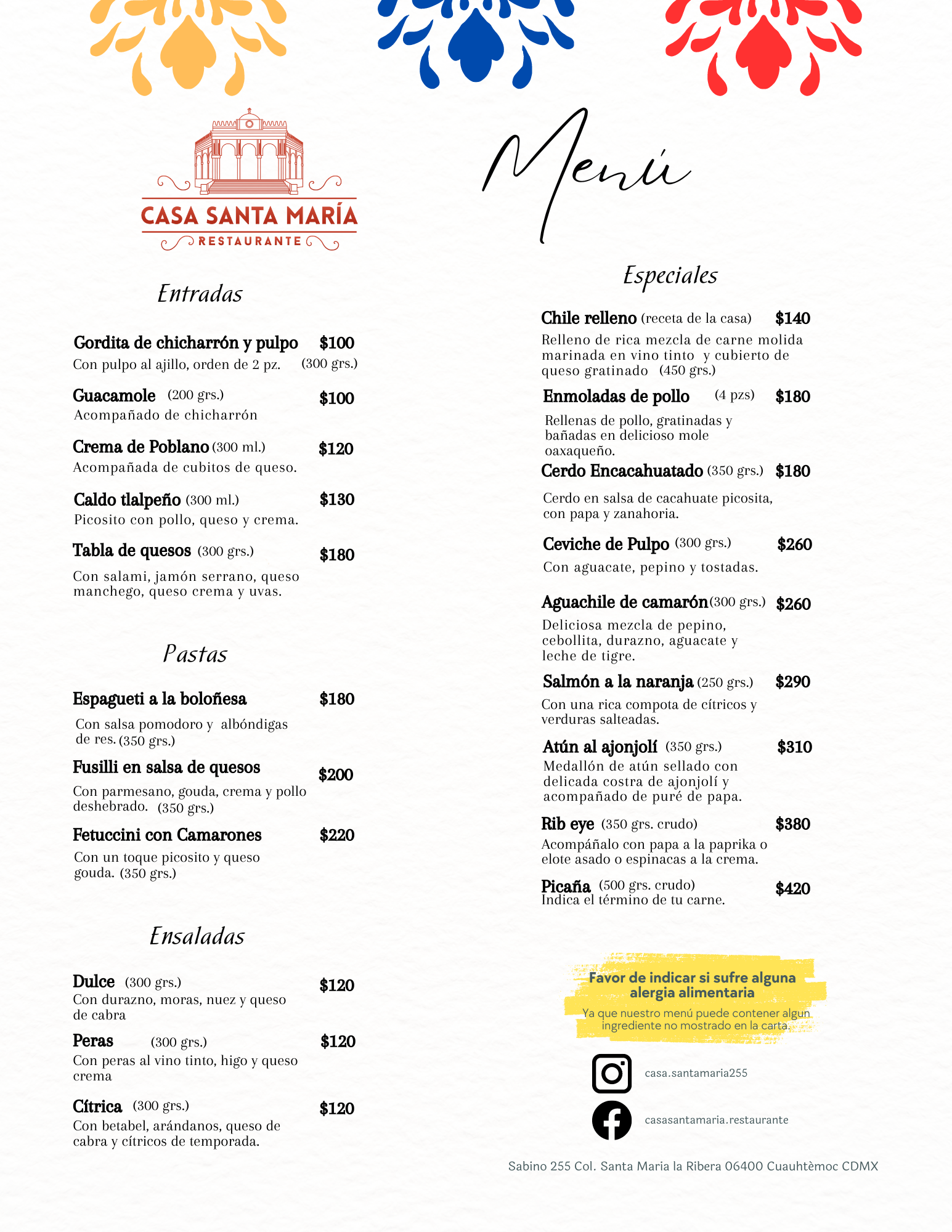 Restaurante Casa Santa Maria