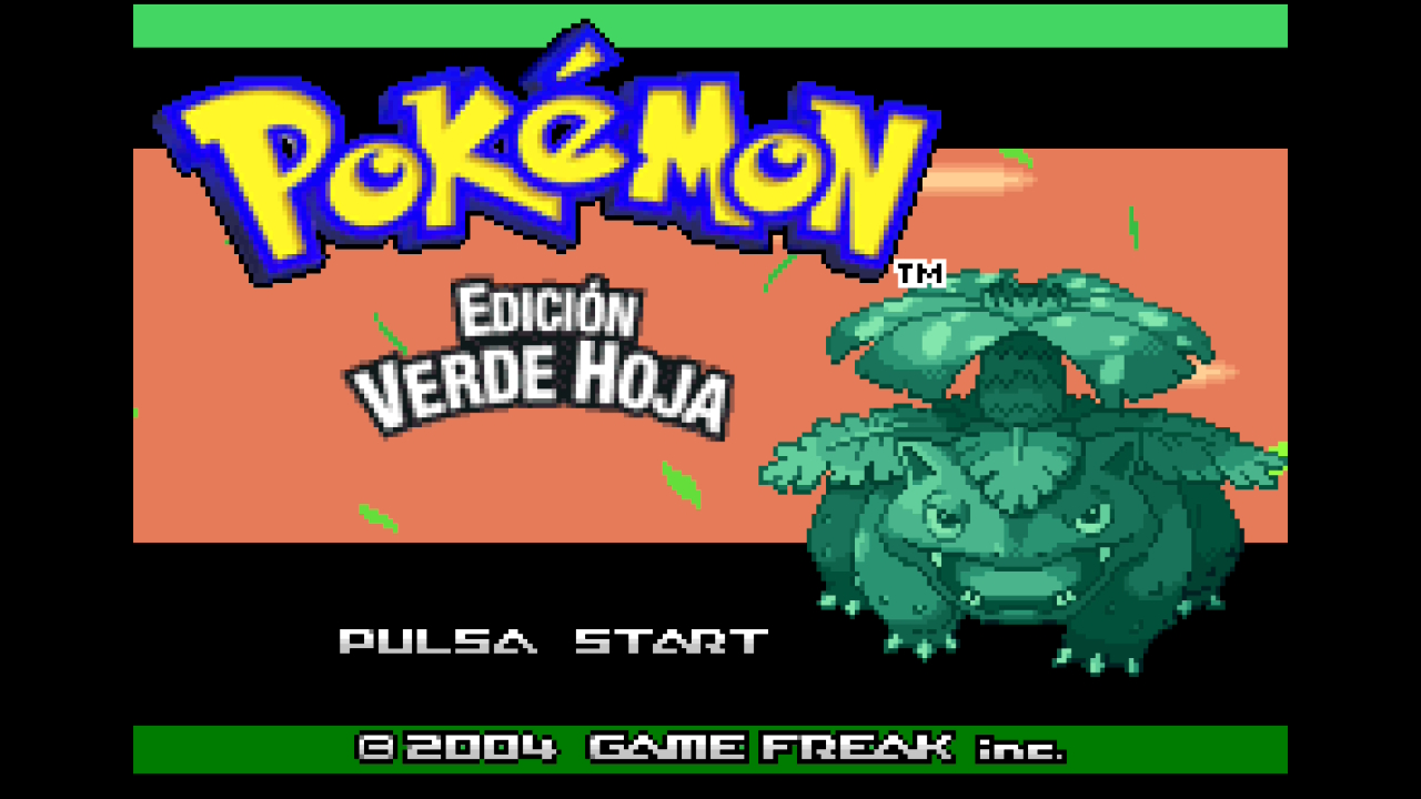 Captura de pantalla Pokémon Verde hoja