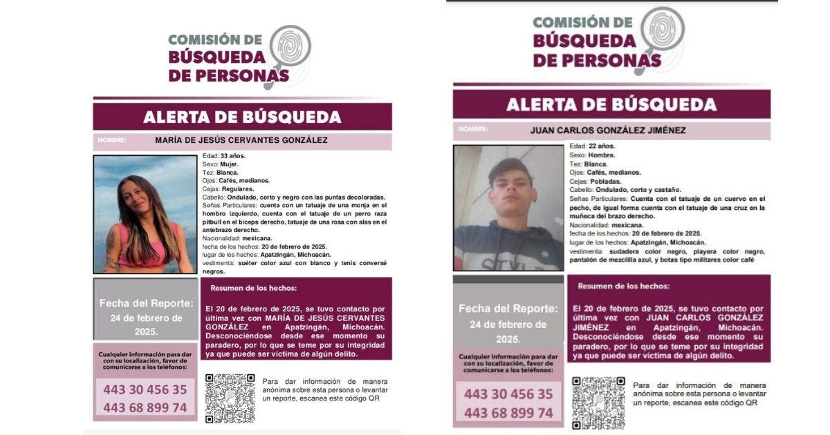 Familia de Jalisco desaparece en Michoacán mientras viajaba a recoger cuerpo de un joven