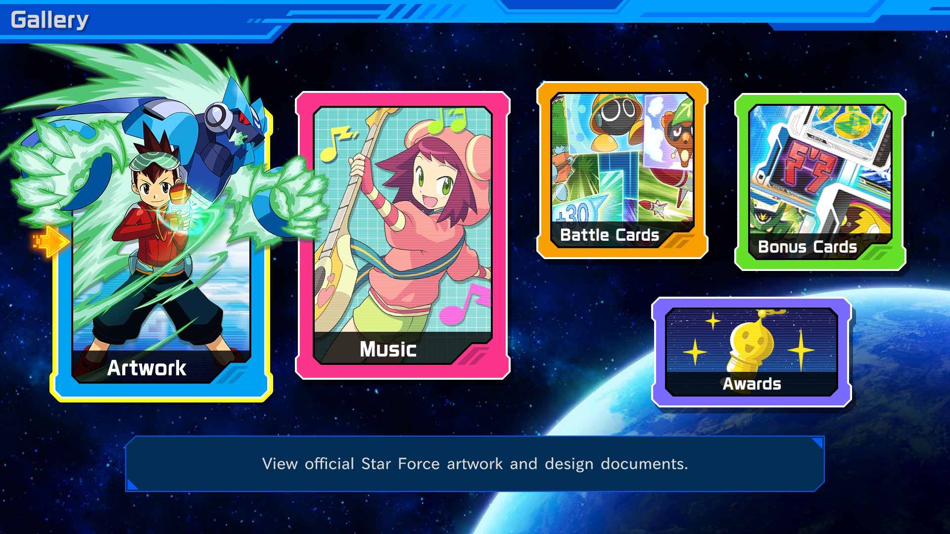Captura de Pantalla Mega Man Star Force