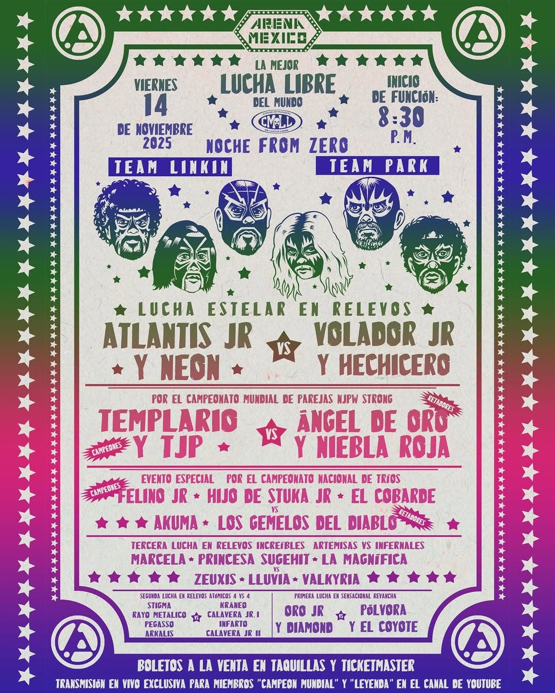 Cartelera Luchas Linkin park