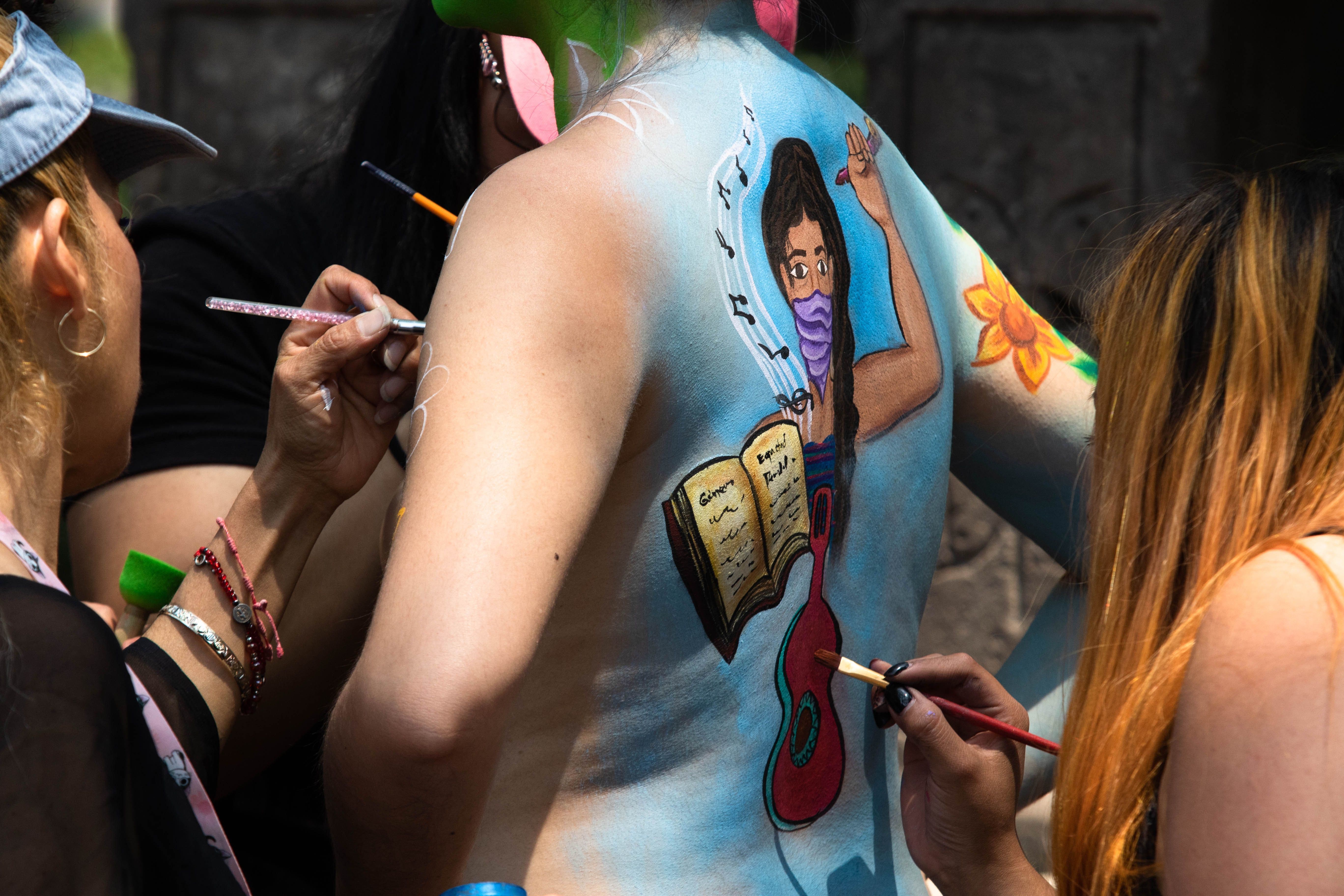 angel independencia Mega Body Paint