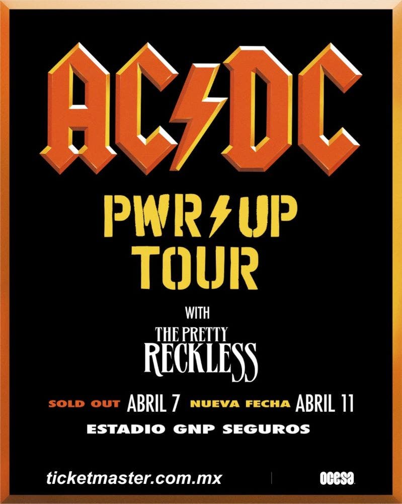 ACDC NUEVA FECHA BOLETOS MÉXICO