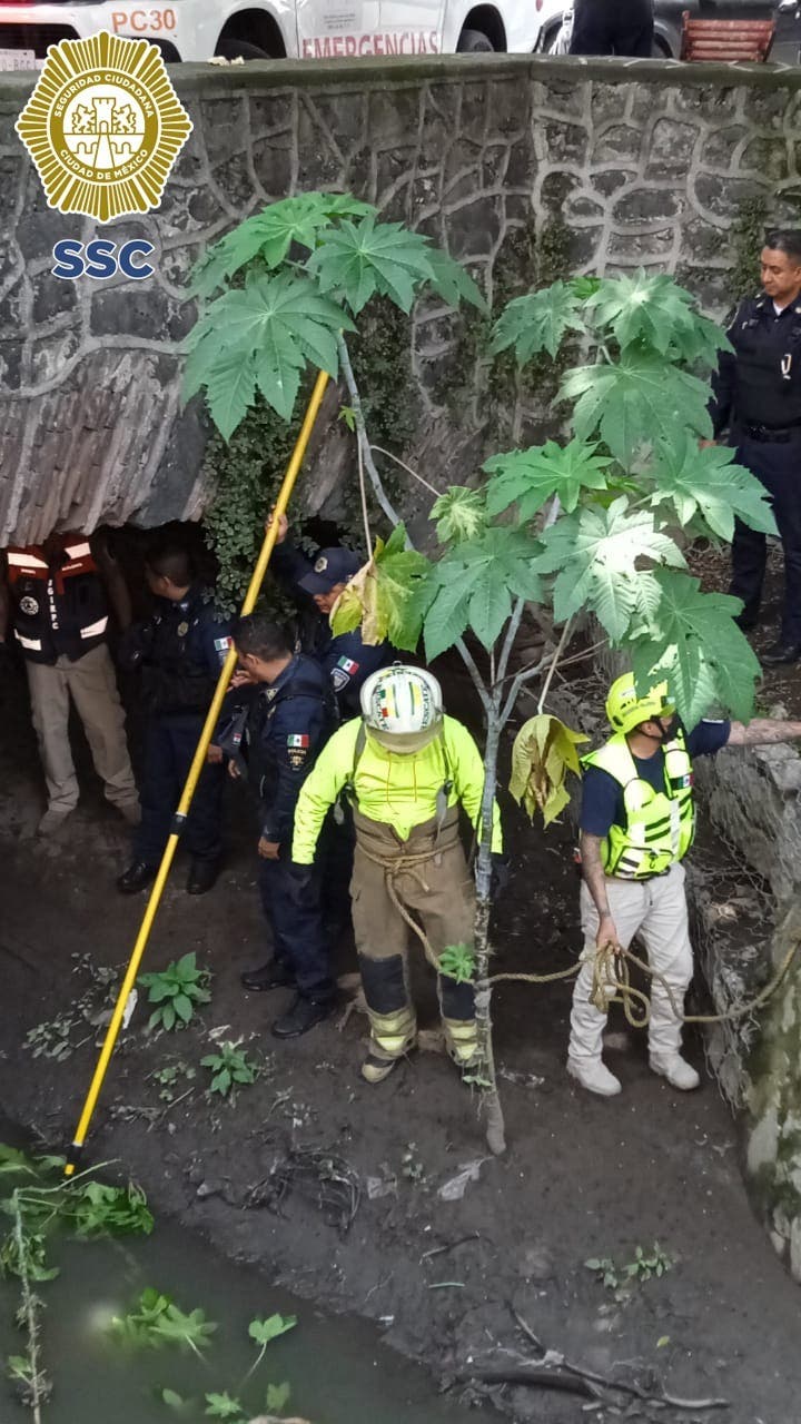 ADULTO MAYOR CAE A CANAL DE AGUAS NEGRAS