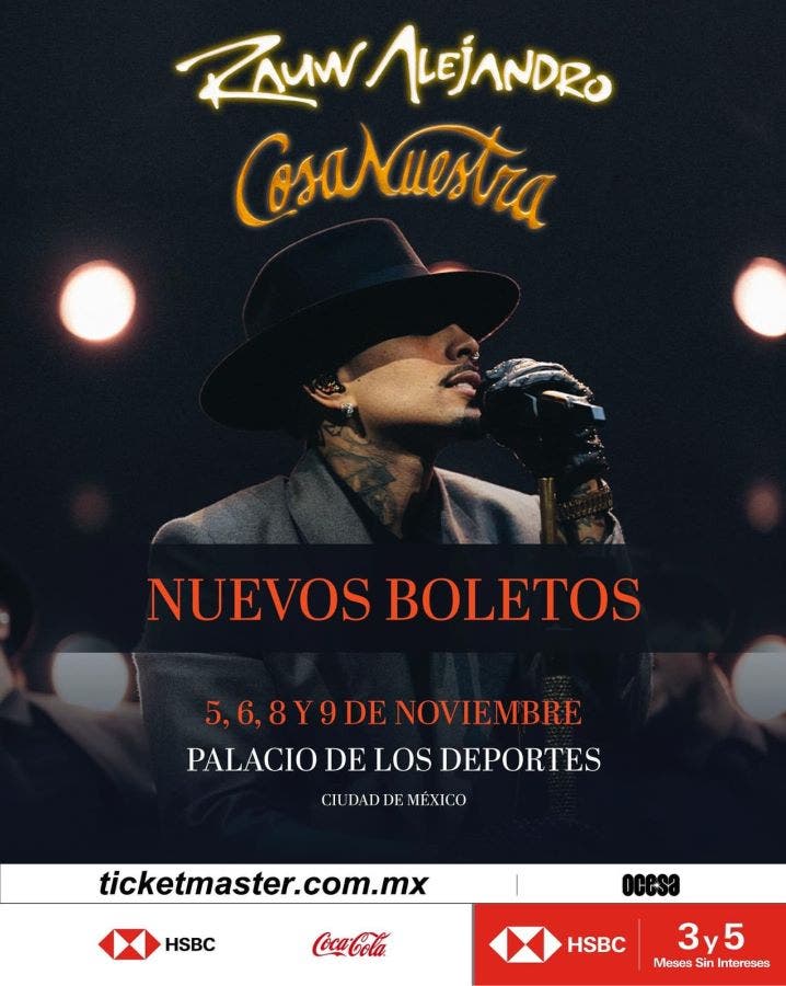BOLETOS RAUW ALEJANDRO