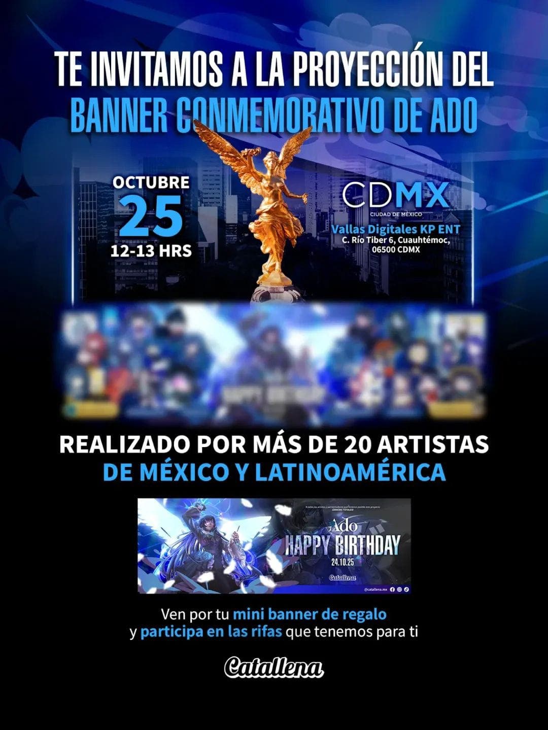 Baneer Ado en CDMX