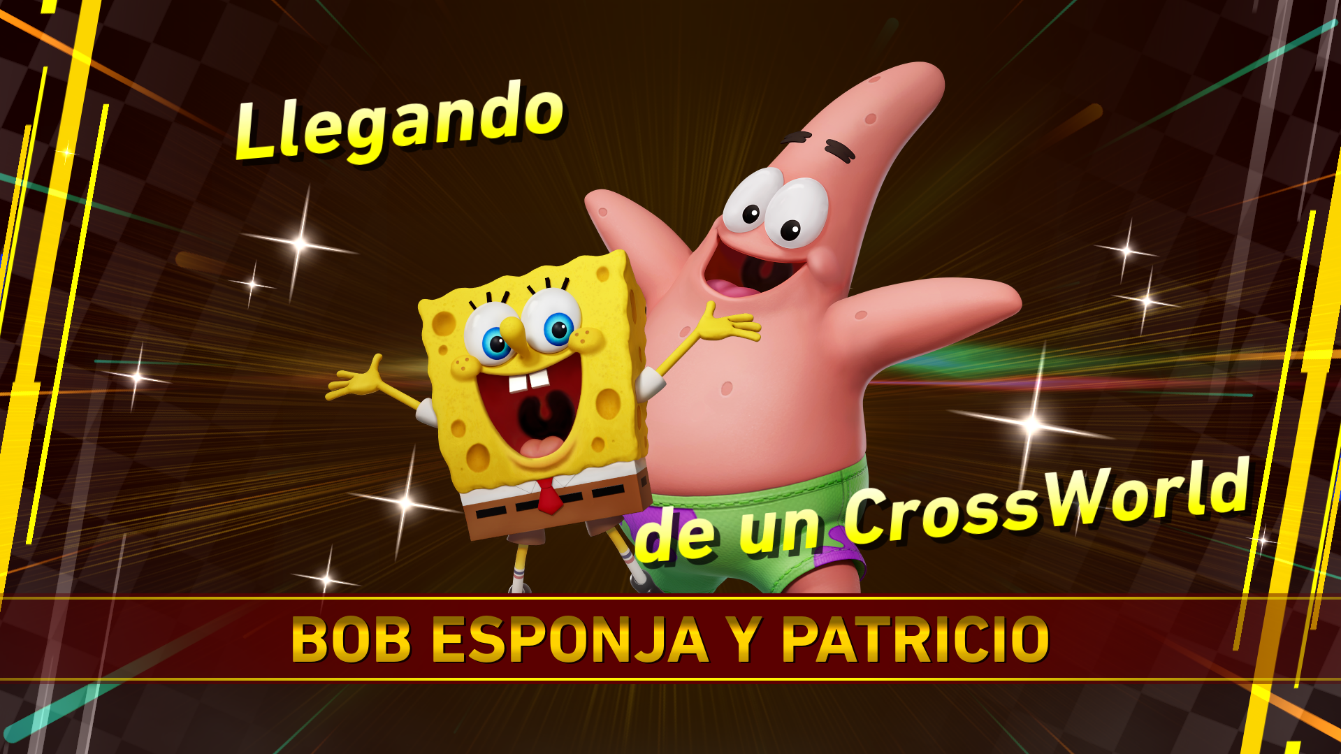 sonic racing crossworlds Bob Esponja y Patricio Estrella