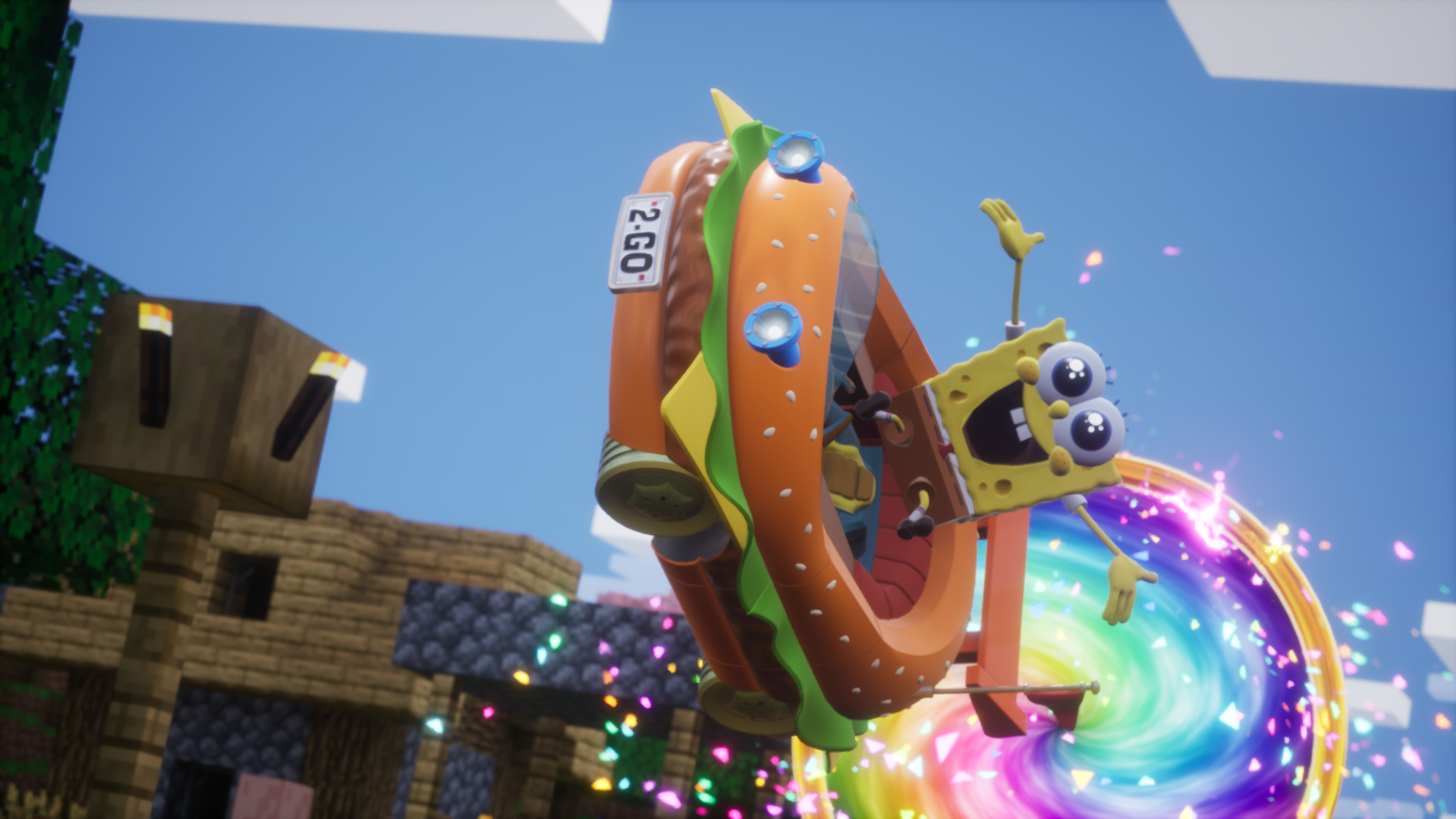 sonic racing crossworlds Bob Esponja