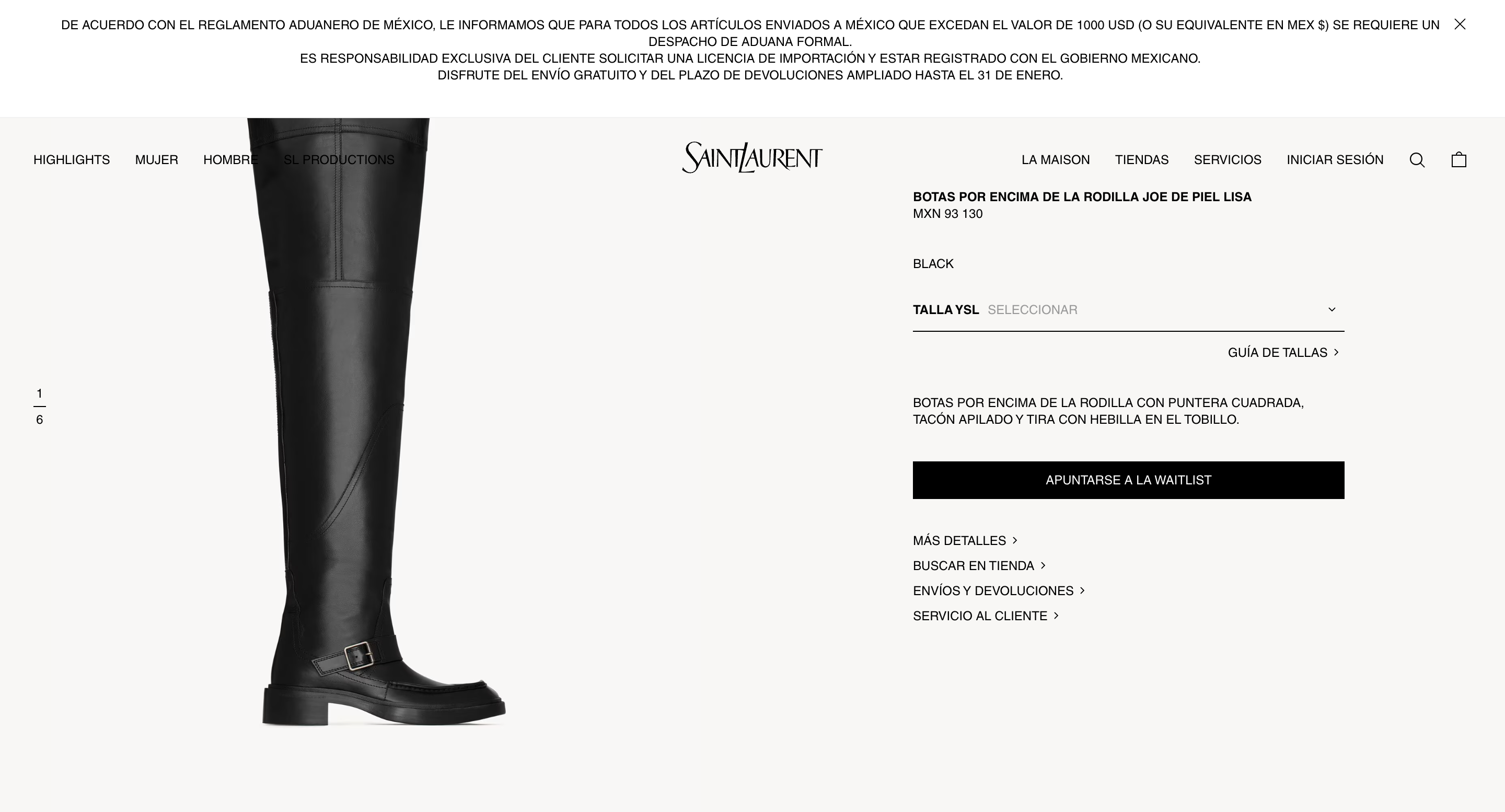 botas Yves Saint