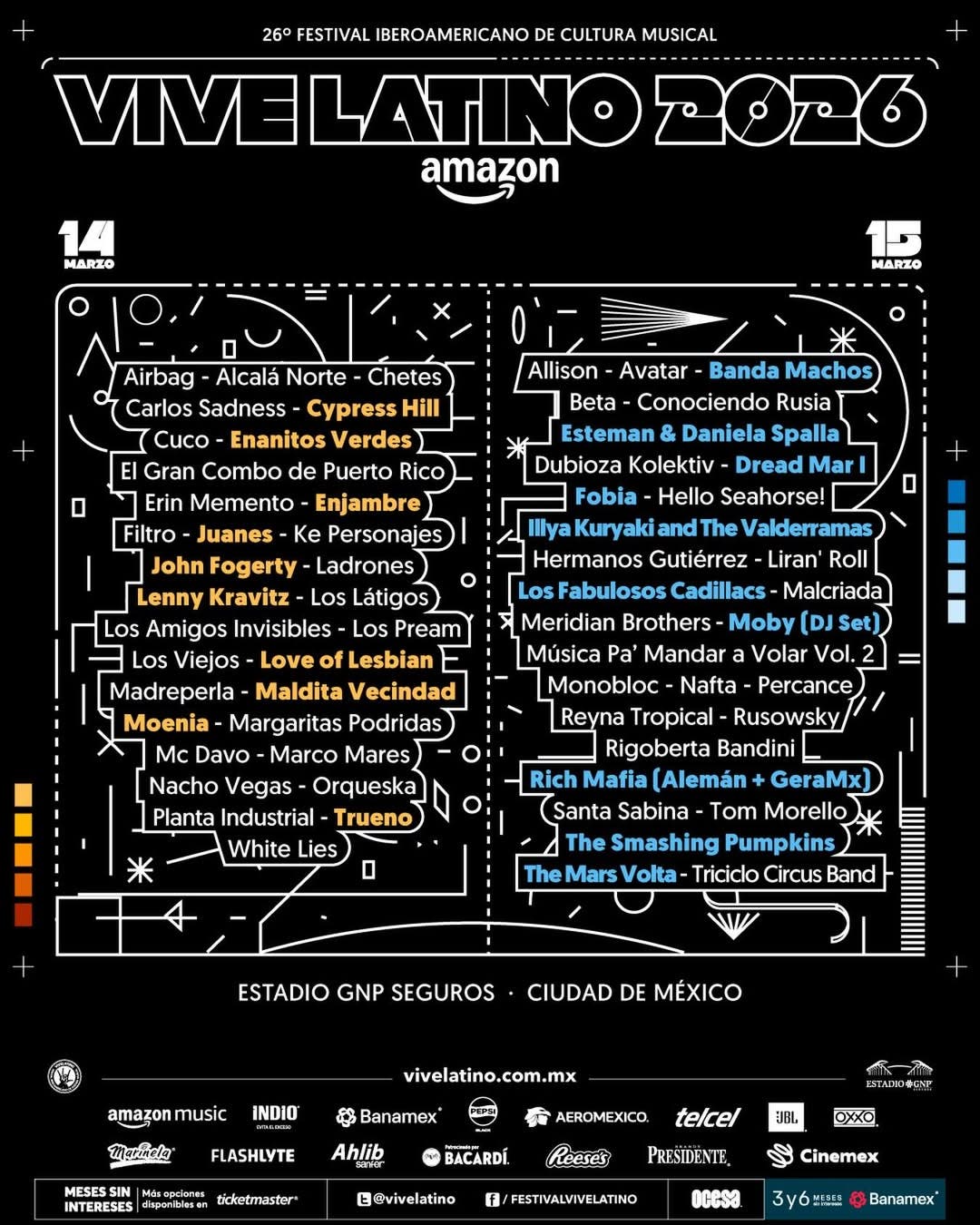 Cartel Vive latino 2026