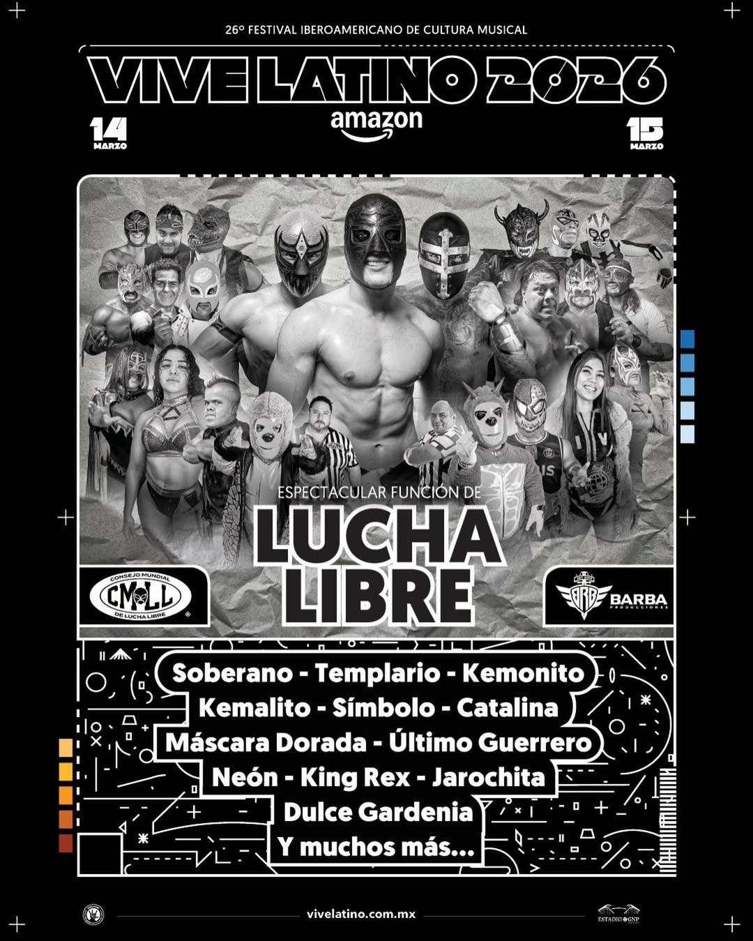 Cartelera Lucha Libre VL26