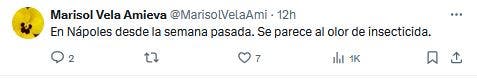Comentario de Red Social X