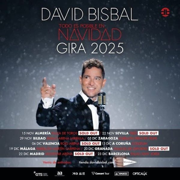 DAVID BISBAL GIRA NAVIDAD 2025