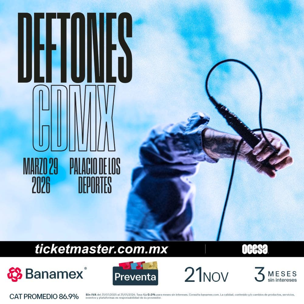DEFTONES PALACIO DE LOS DEPORTES BOLETOS