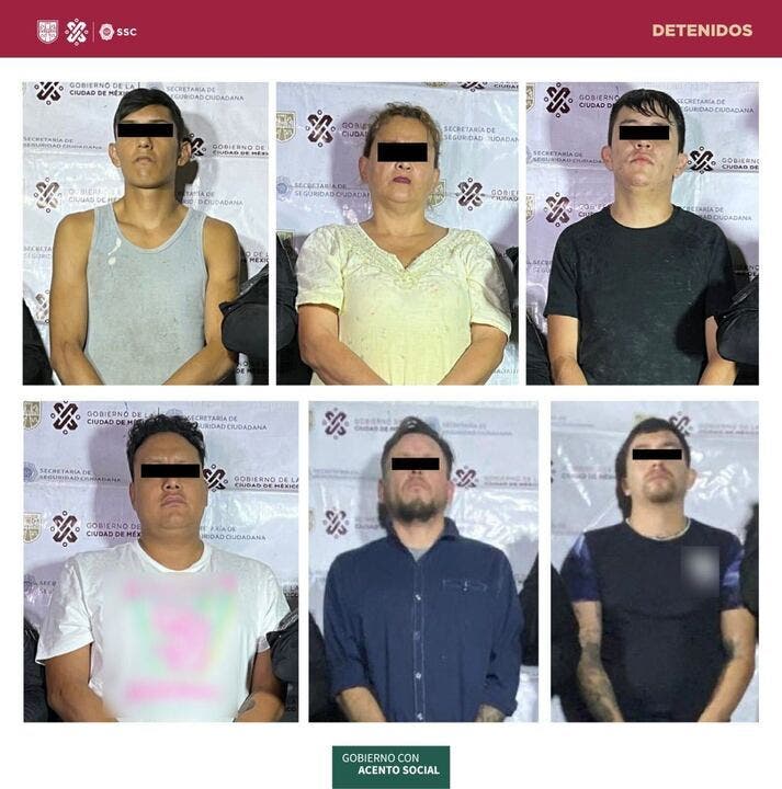 DETENIDOS CHELERIA CUAUHTEMOC