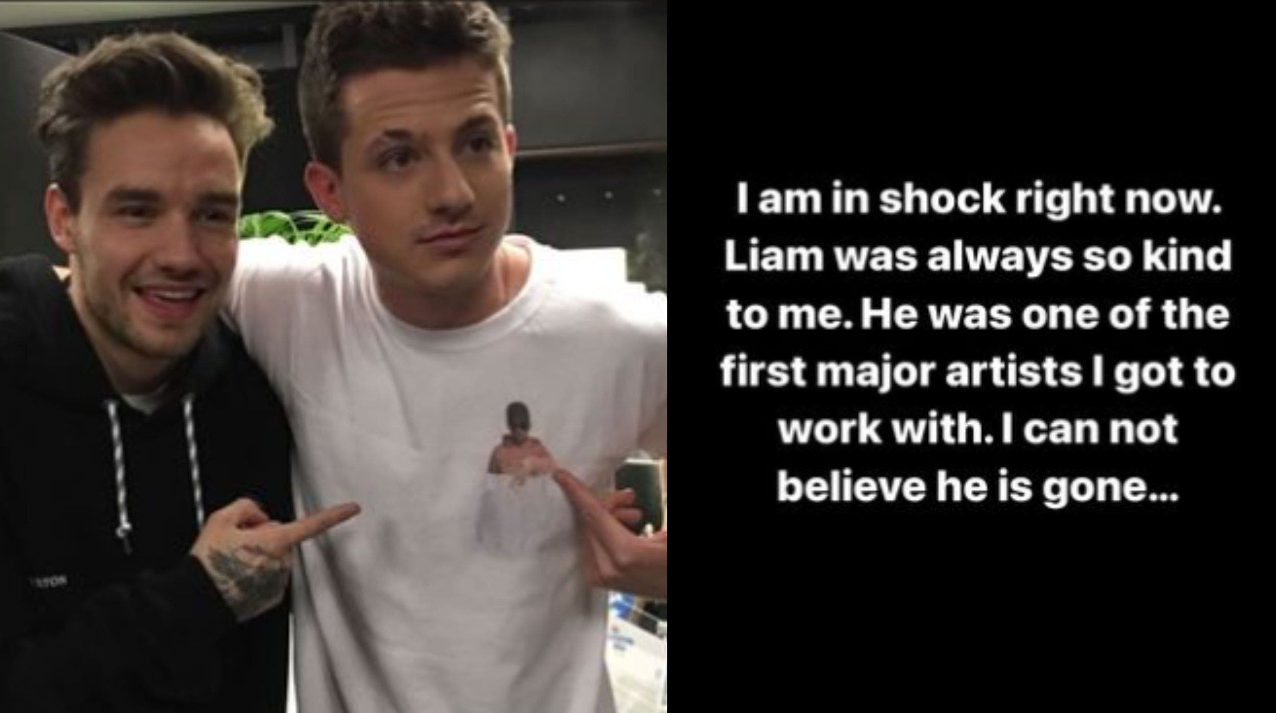Charlie Puth, amigo cercano de Payne en la industria musical, quien expresó su asombro y dolor a través de redes sociales