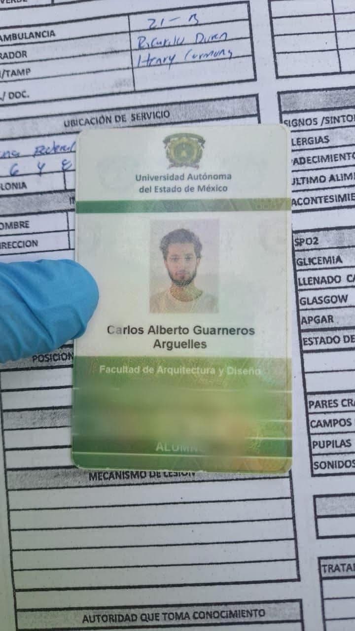 Estudiante de UAEMex desaparecido en Toluca es hallado sin vida en Playa del Carmen (X: @ADNoticiasMex)