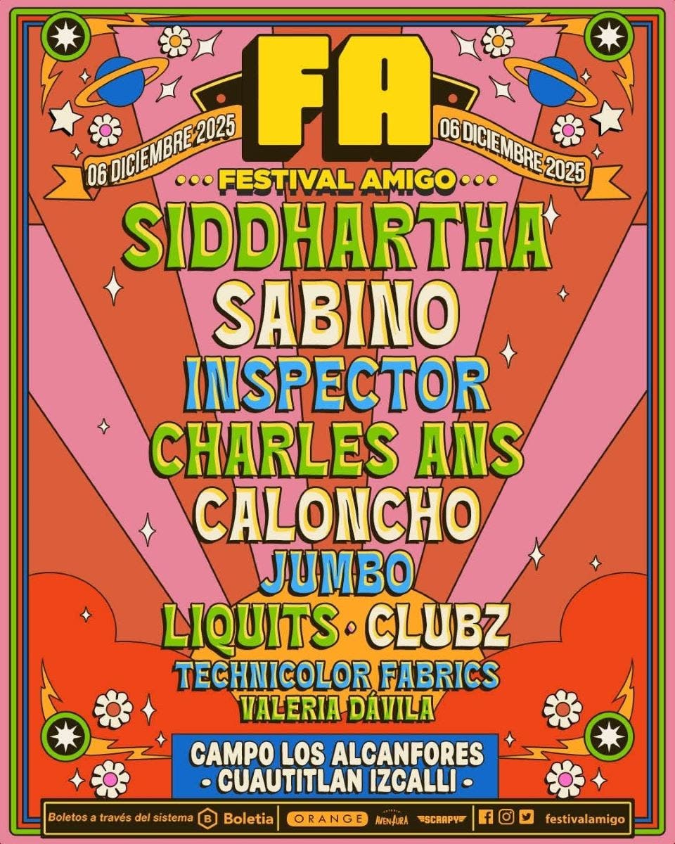 FESTIVAL AMIGO 2025 CARTEL COMPLETO