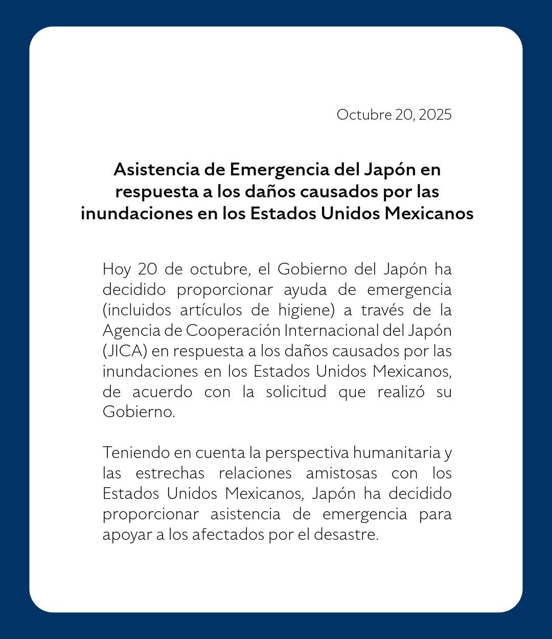 Comunicado