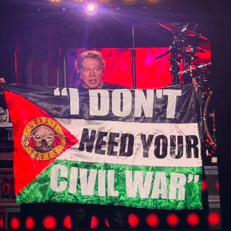 GUNS N' ROSES PALESTINA BOGOTÁ