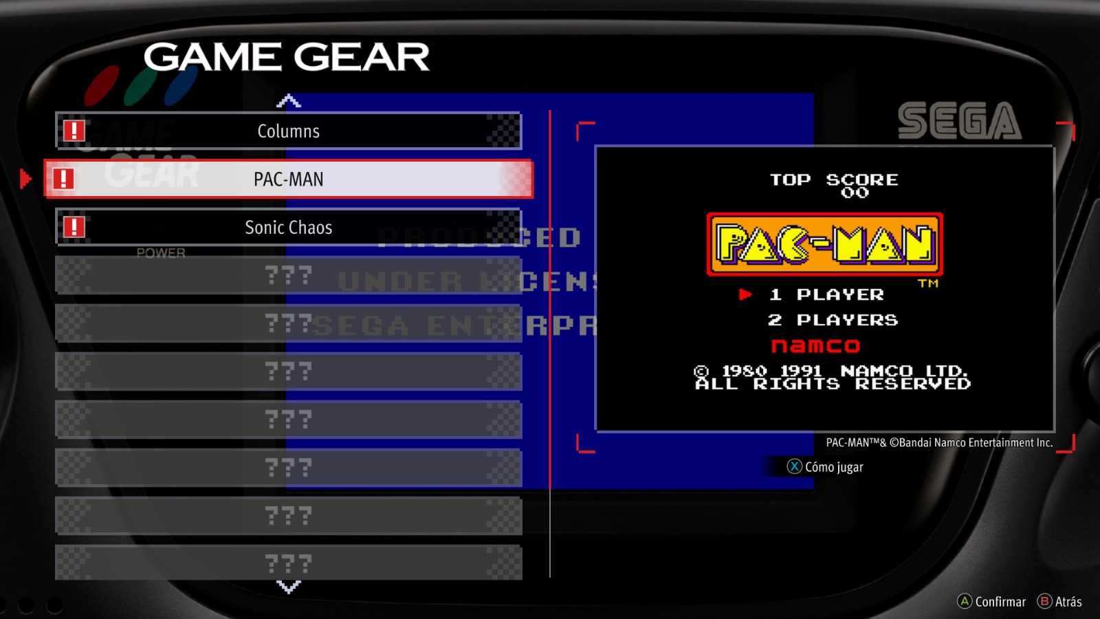 Game gear