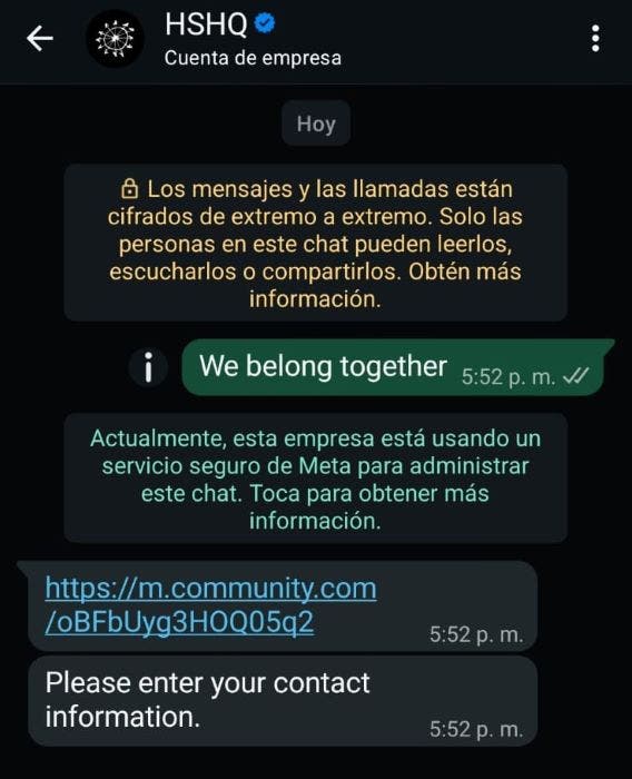 HARRY STYLES WHATSAPP