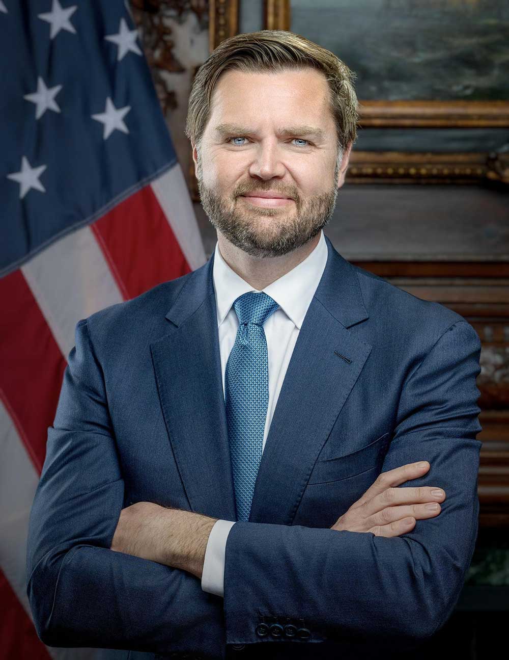 Retrato oficial de J.D. Vance (EFE)