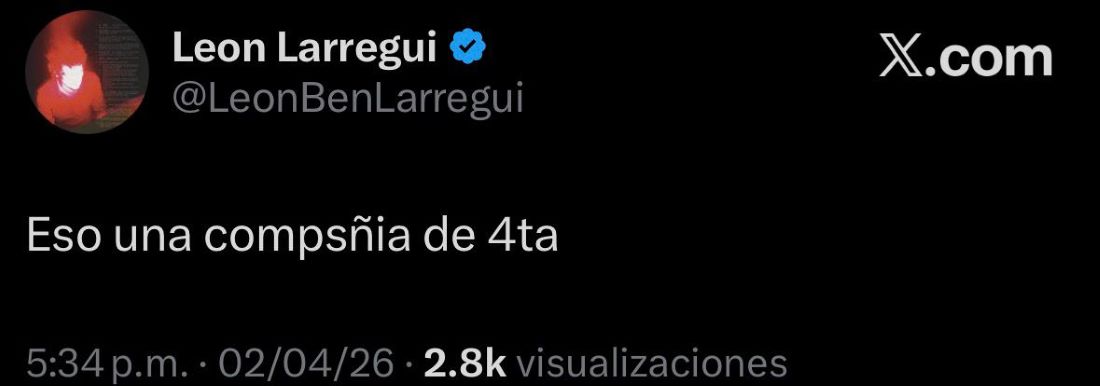 LEON LARREGUI UNIVERSAL DISQUERA
