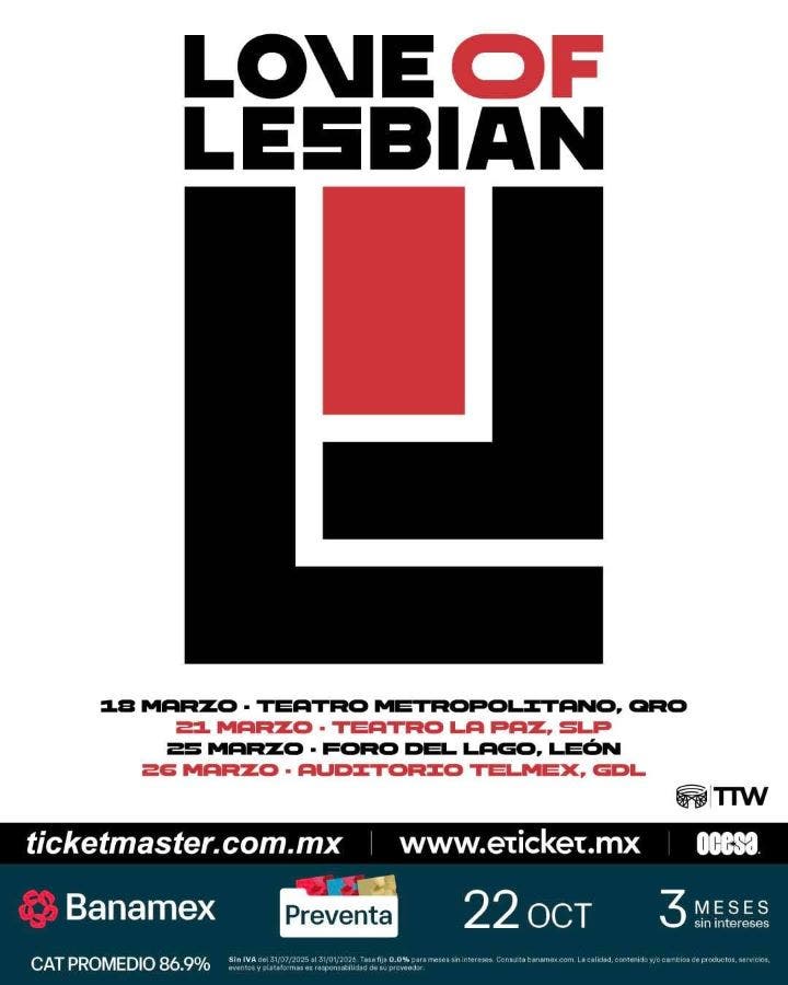LOVE OF LESBIAN MEXICO 2026