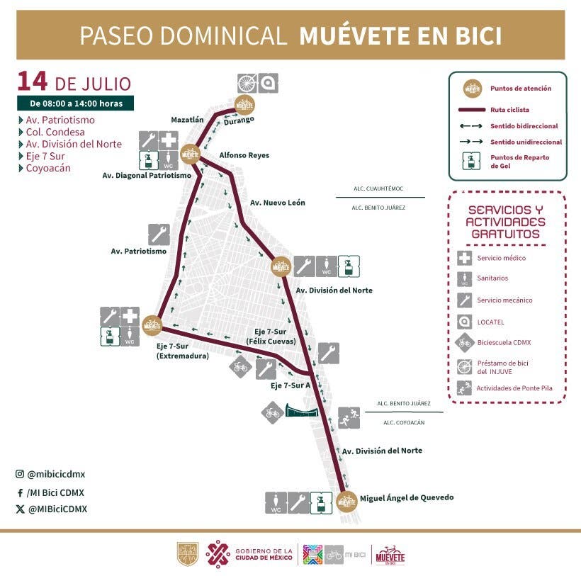 MUEVETE EN BICI 14 DE JULIO