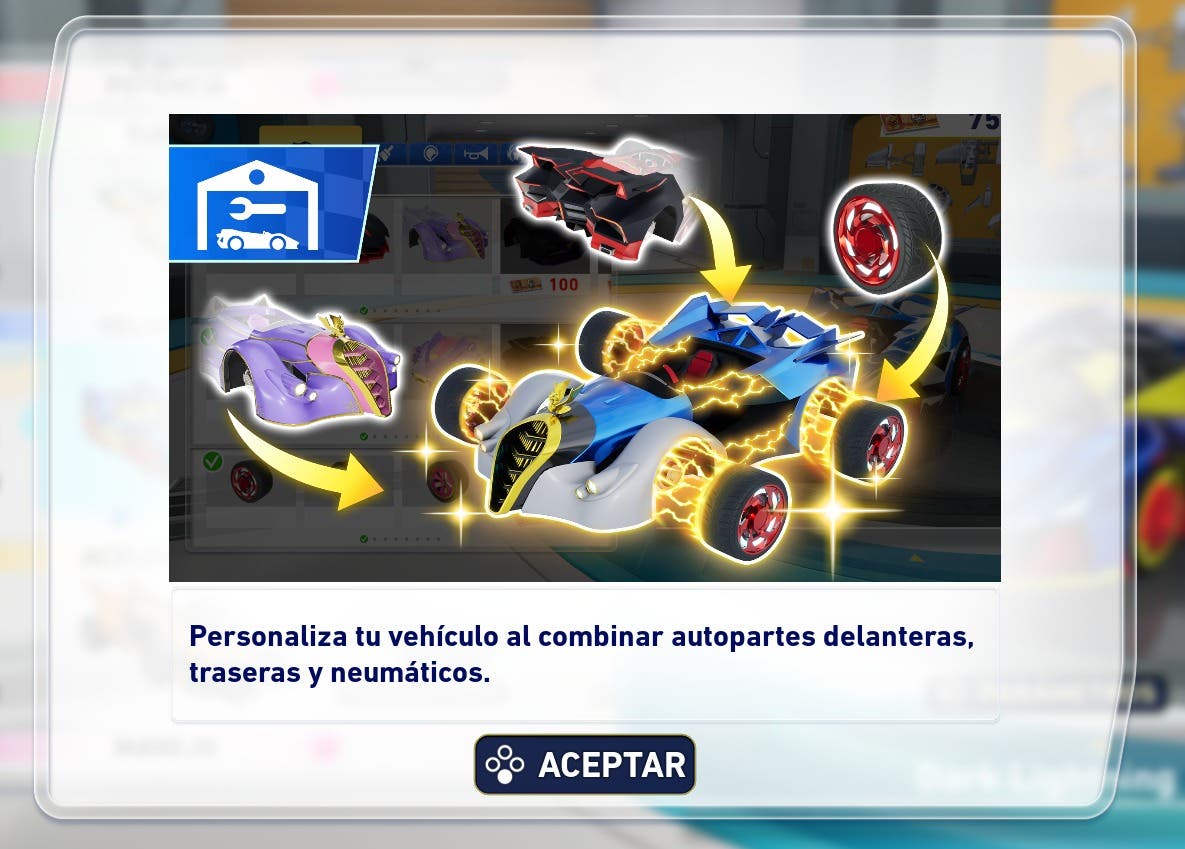 PERSOLANIZAR CARRO SONIC RACING