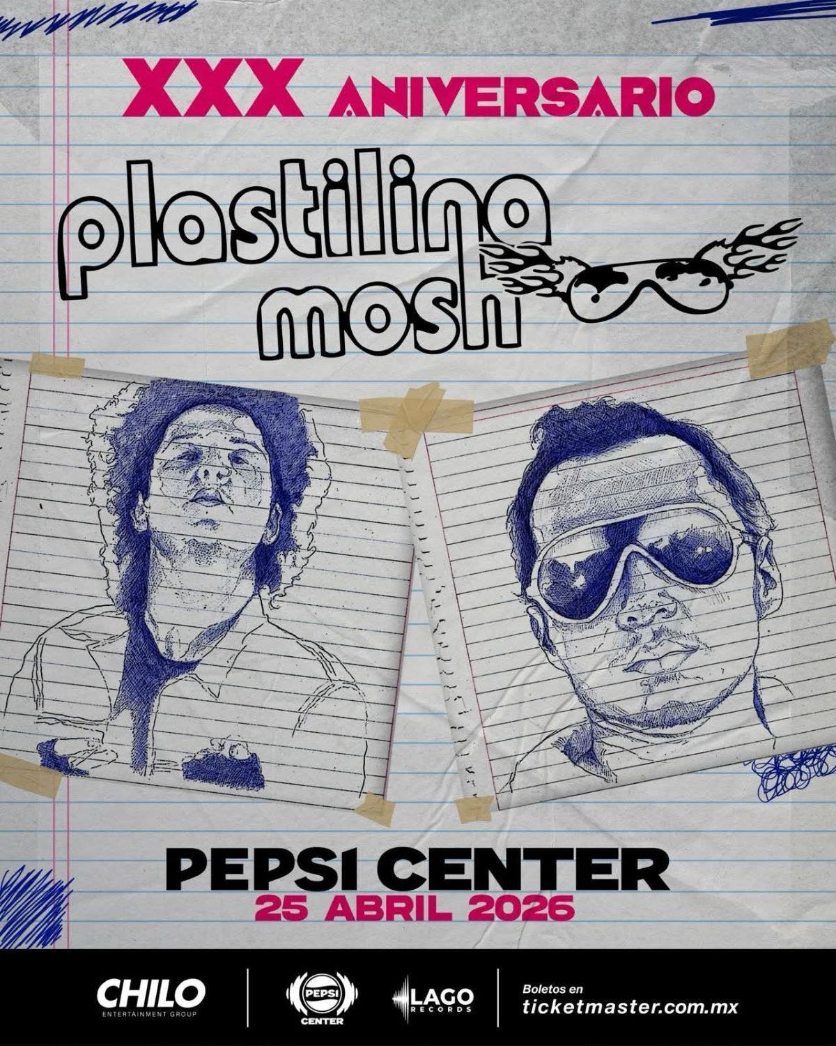 PLASTILINA MOSH PEPSI CENTER 2026