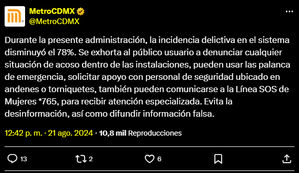 POST METRO CDMX