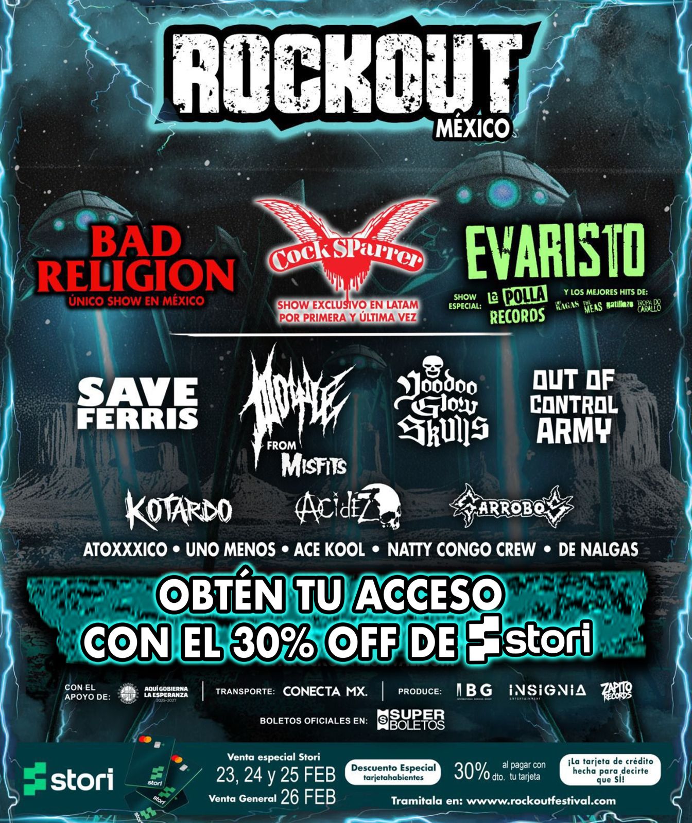 ROCKOUT MEXICO CARTEL