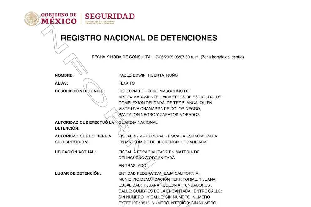 Registro Nacional de Detenciones
