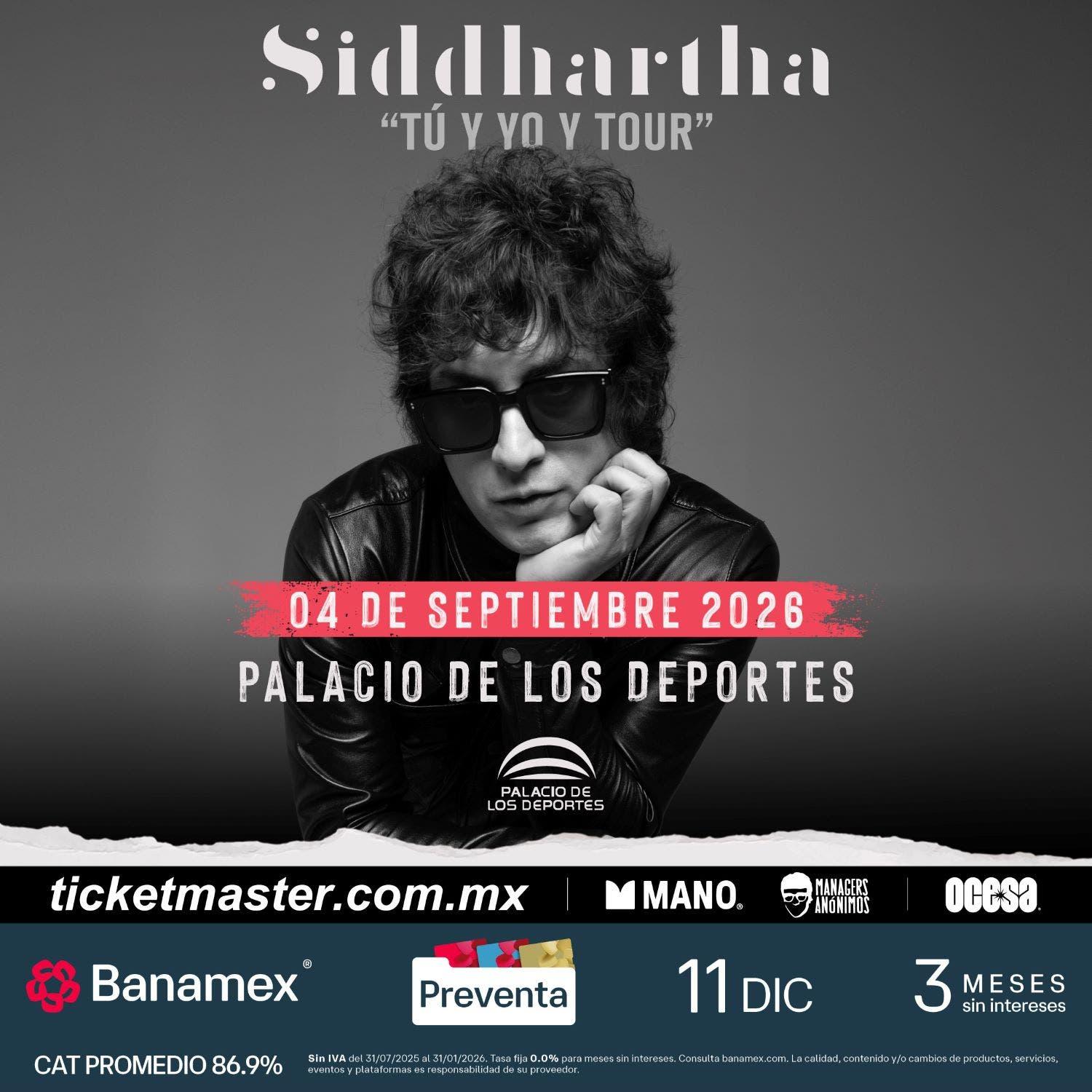 SIDDHARTHA PALACIO DE LOS DEPORTES 2026