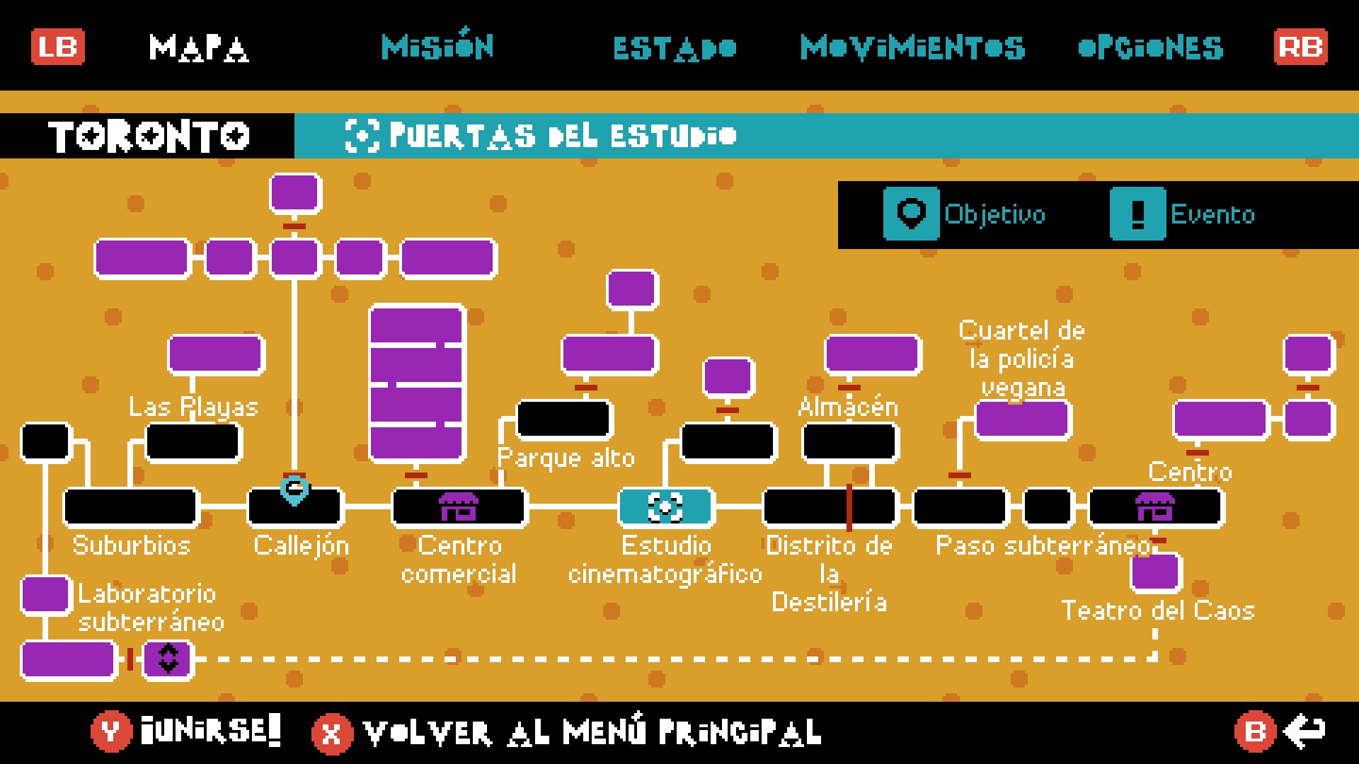 Scott Pilgrim EX Mapa
