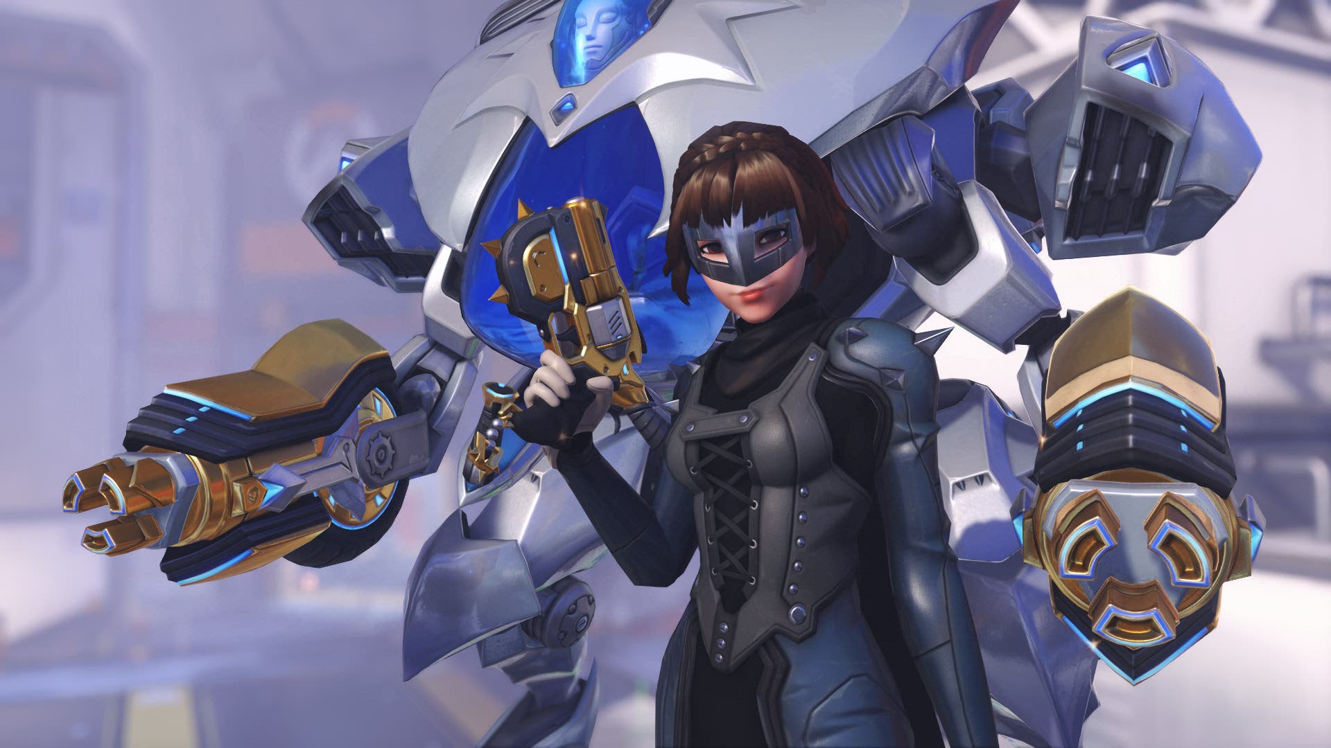 D-va overwatch x persona 5