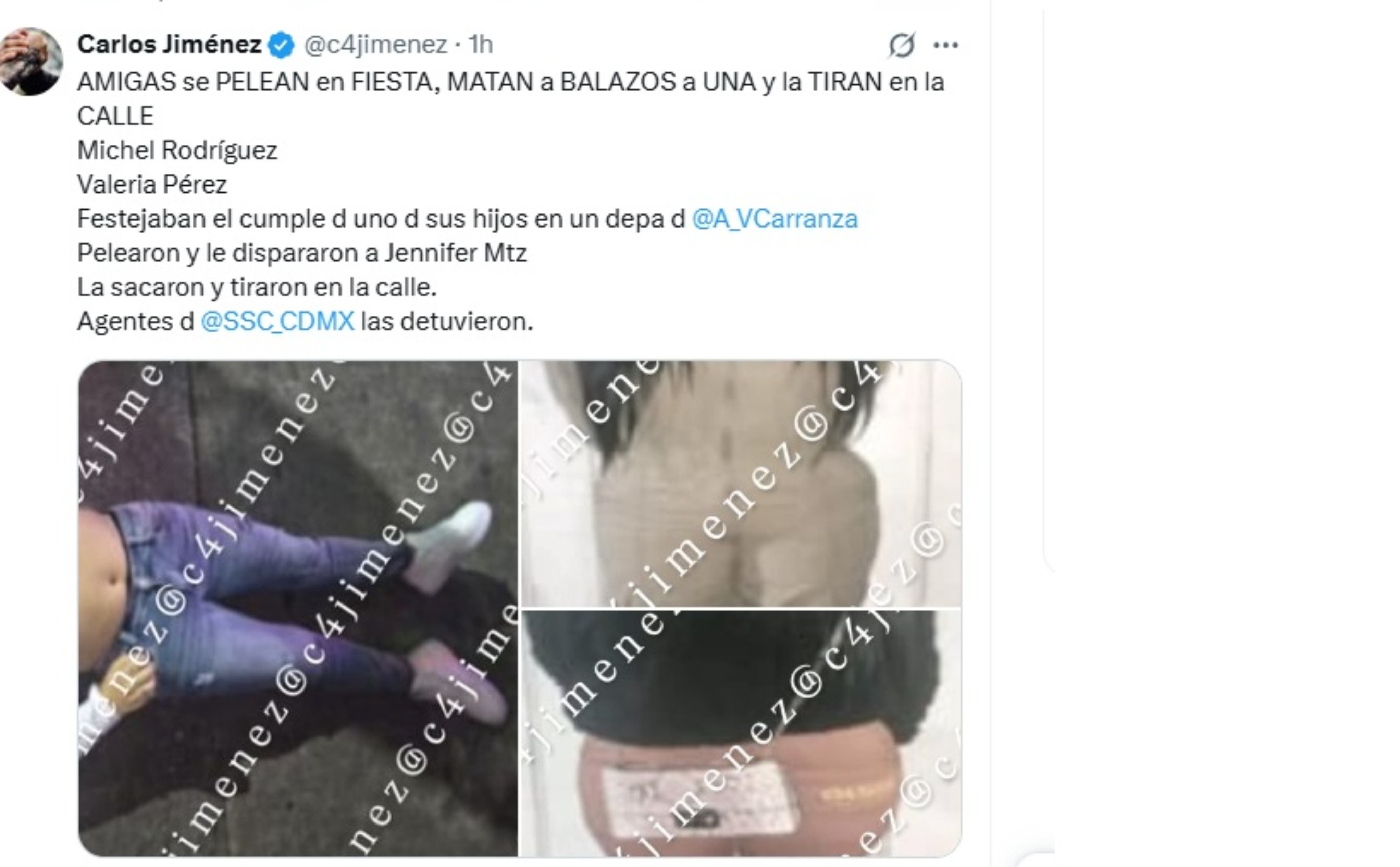 Matan mujer colonia Centro