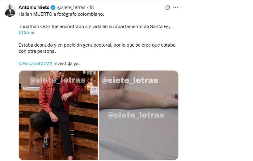 muere fotógrafo colombiano Santa Fe