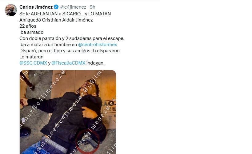 Balacera "calle del juguete" deja un muerto