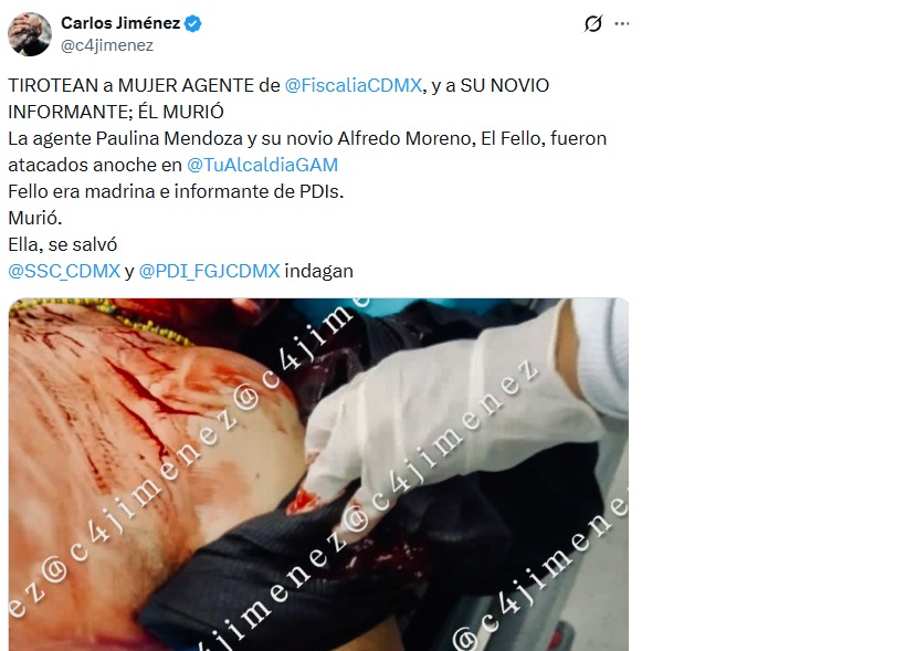 Matan en Nueva Atzacoalco a "El Fello"