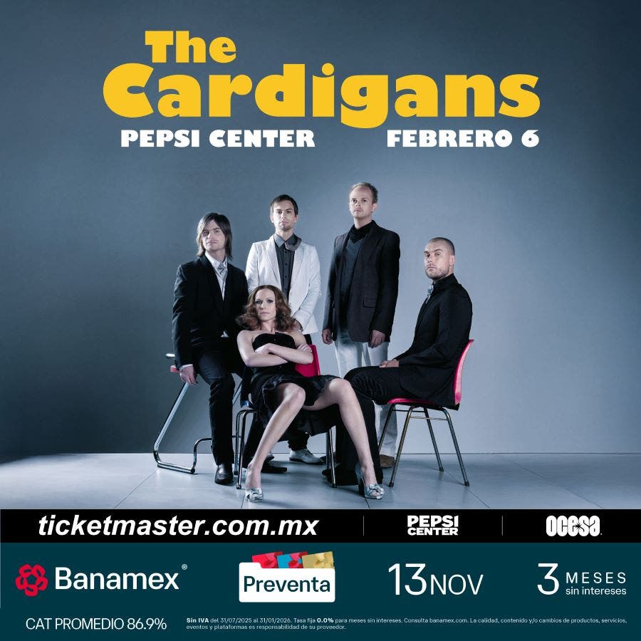 THE CARDIGANS PEPSI CENTER 2026