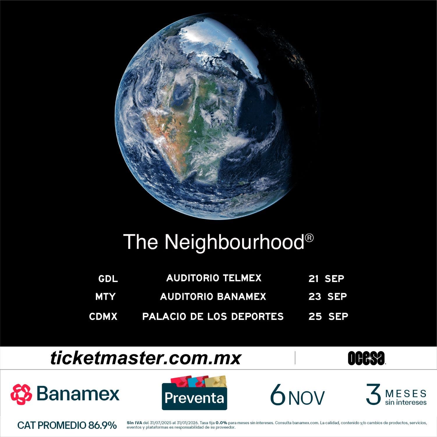THE NEIGHBOURHOOD MEXICO 2026