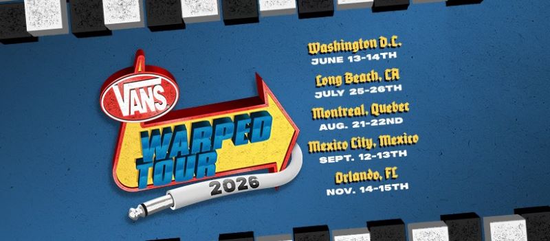 VANS WARPED TOUR FECHAS 2026